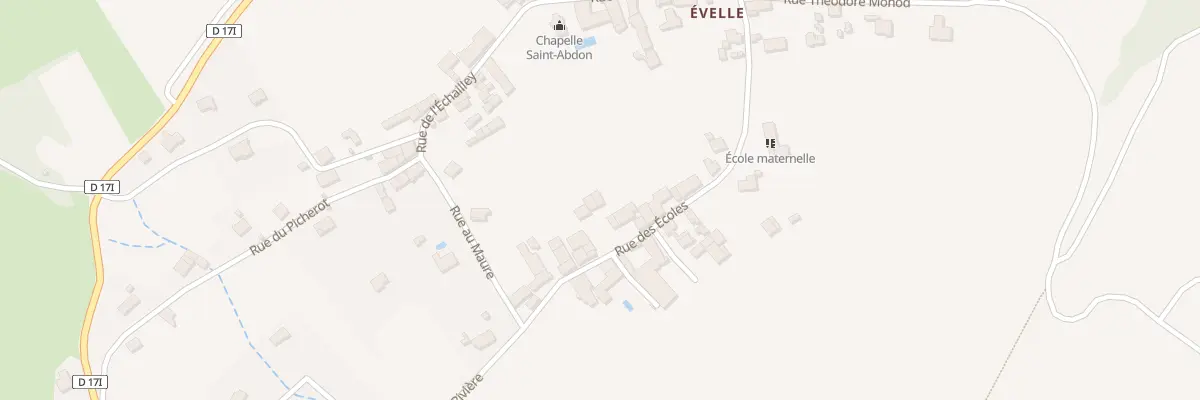 Plan du 17 Rue des Ecoles à Baubigny