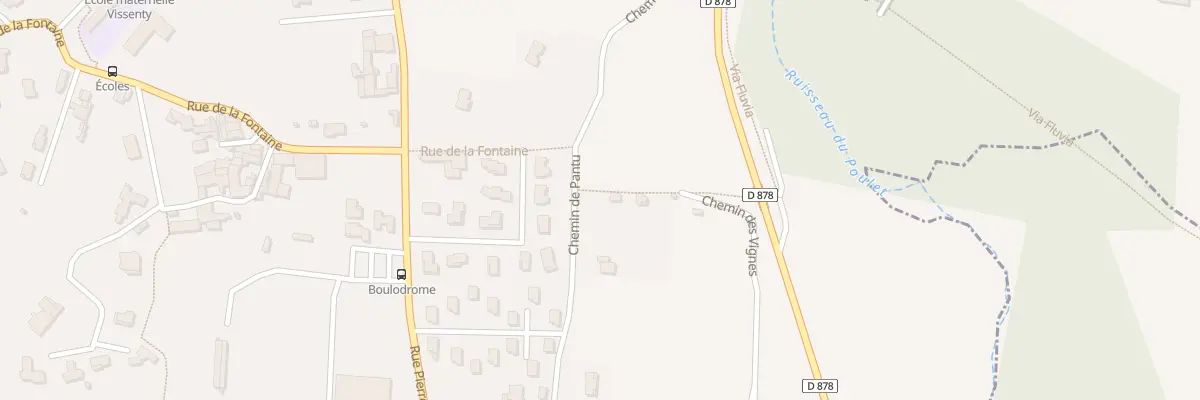 Plan du 55 Che de Pantu à Annonay