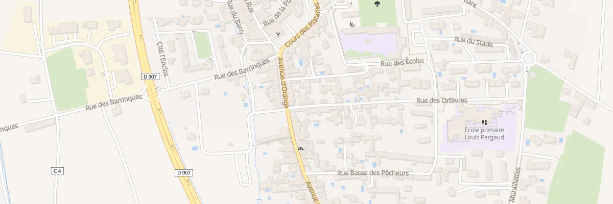 Plan du 3 Rue des Orfevres à Lapalud