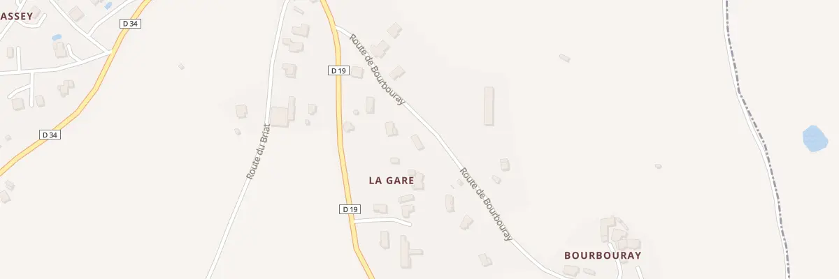 Plan du 166 Rte du Bourbouray à Roisey