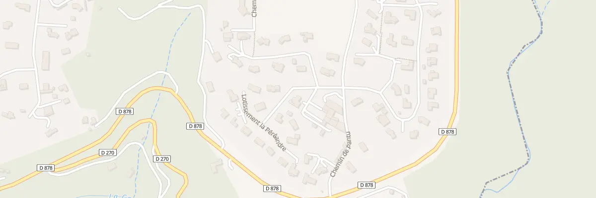 Plan du 9023 Che de Pantu à Annonay