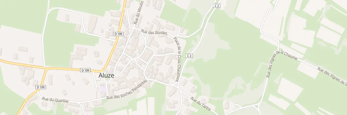 Plan du 9 Pl de la Croix Chaumont à Aluze