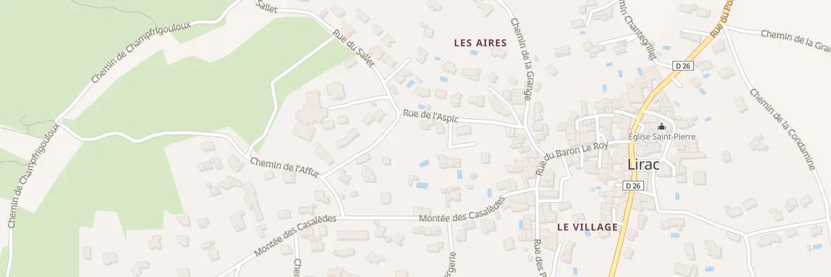 Plan du 209B Rue de l’Aspic à Lirac