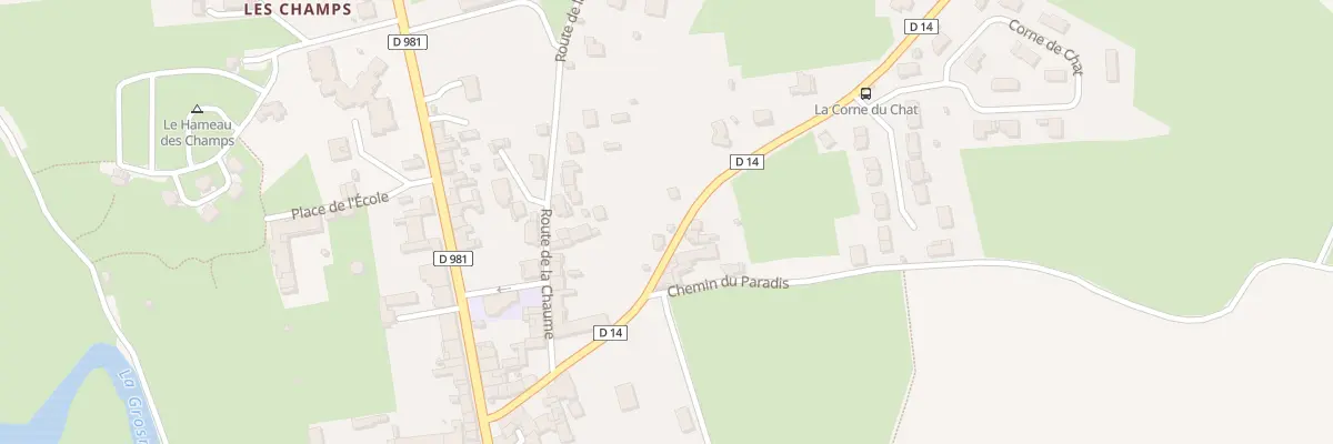 Plan du 9 Rte de Chapaize à Cormatin