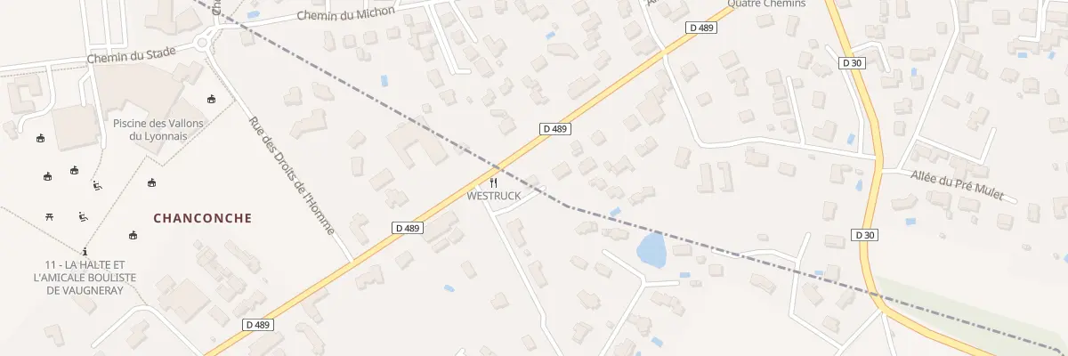 Plan du 63 Rte de Bordeaux à Grézieu-la-Varenne