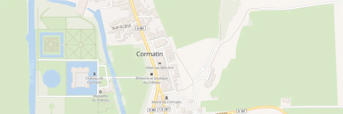 Plan du 3 Rue St Roch à Cormatin
