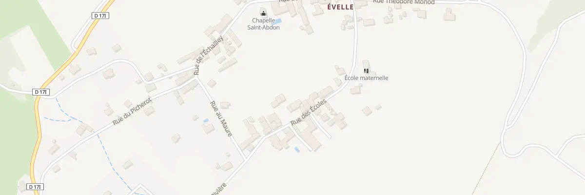 Plan du 21 Rue des Ecoles à Baubigny