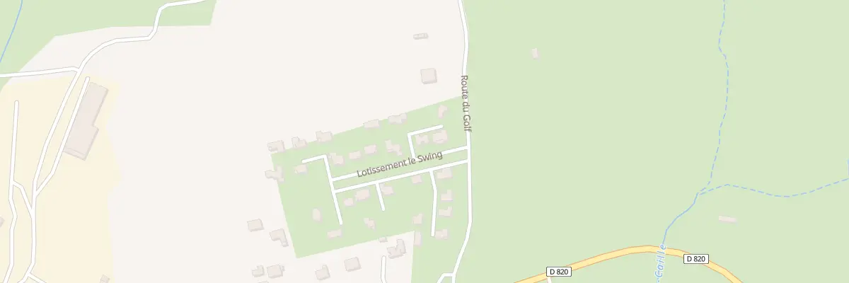 Plan du 5548 Rte du Golf à Saint-Clair