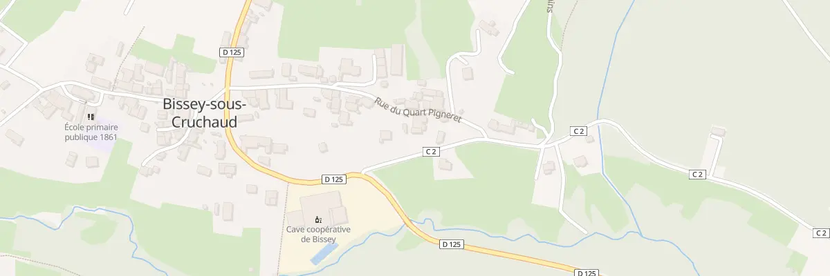 Plan du 24 Rue du Quart Pigneret à Bissey-sous-Cruchaud