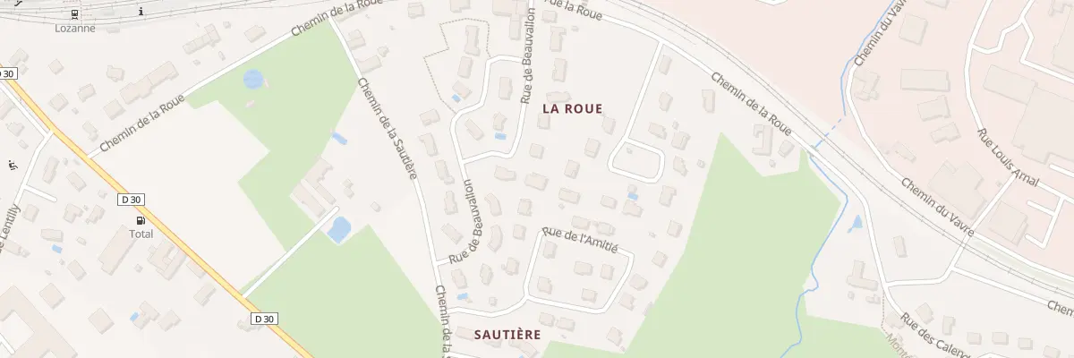 Plan du 11 Rue du Beauvallon à Lozanne