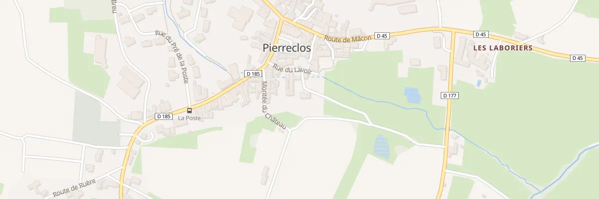 Plan du 5179 Au Bourg à Pierreclos