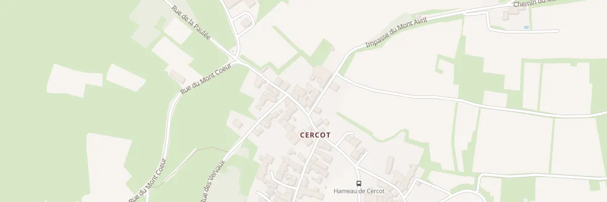 Plan du 5178 Cercot à Moroges