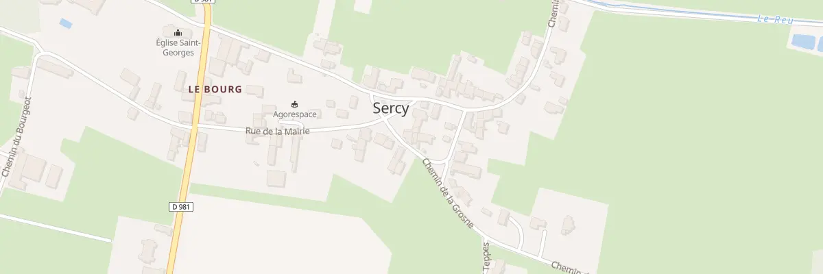 Plan du 12 Pl Jean-François Clervoy à Sercy