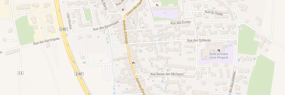 Plan du 2 Rue des Orfevres à Lapalud