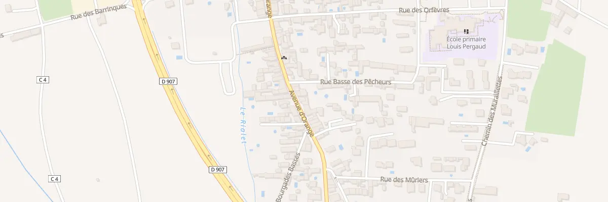 Plan du 51B Av d’Orange à Lapalud
