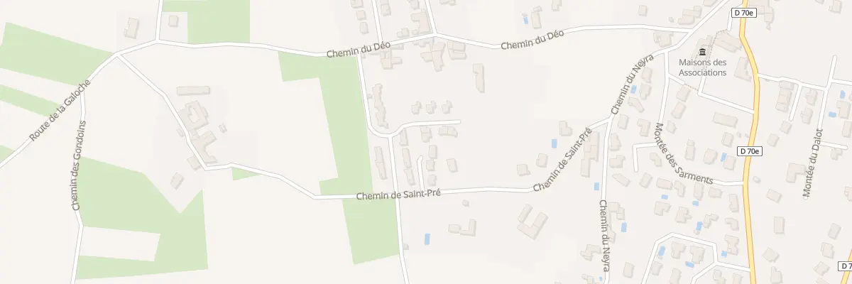 Plan du 46 All de la Margelle à Pommiers