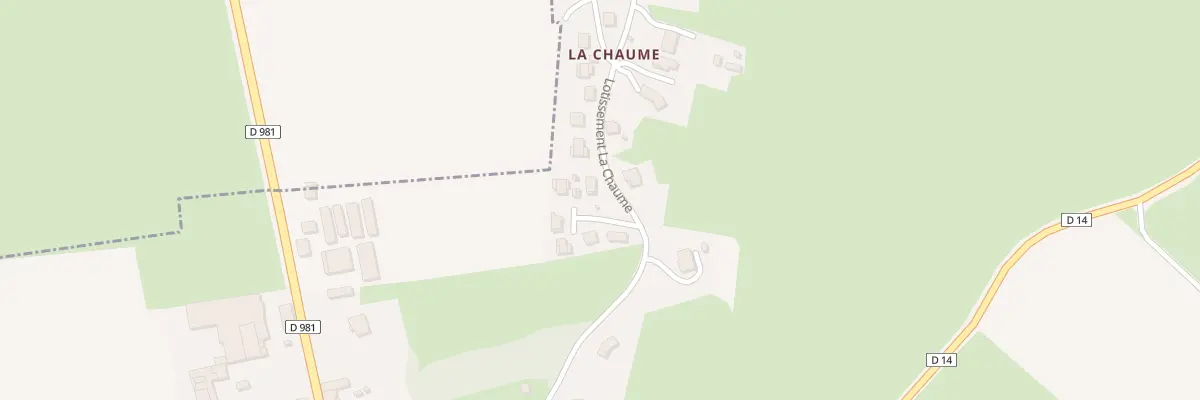 Plan du 5442 La Chaume à Cormatin