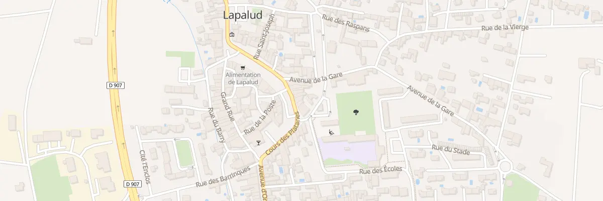 Plan du 28 Crs des Platanes à Lapalud