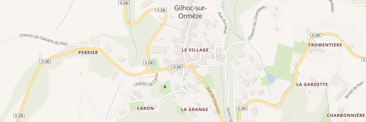 Plan du 9 Rue de la Mairie à Gilhoc-sur-Ormèze