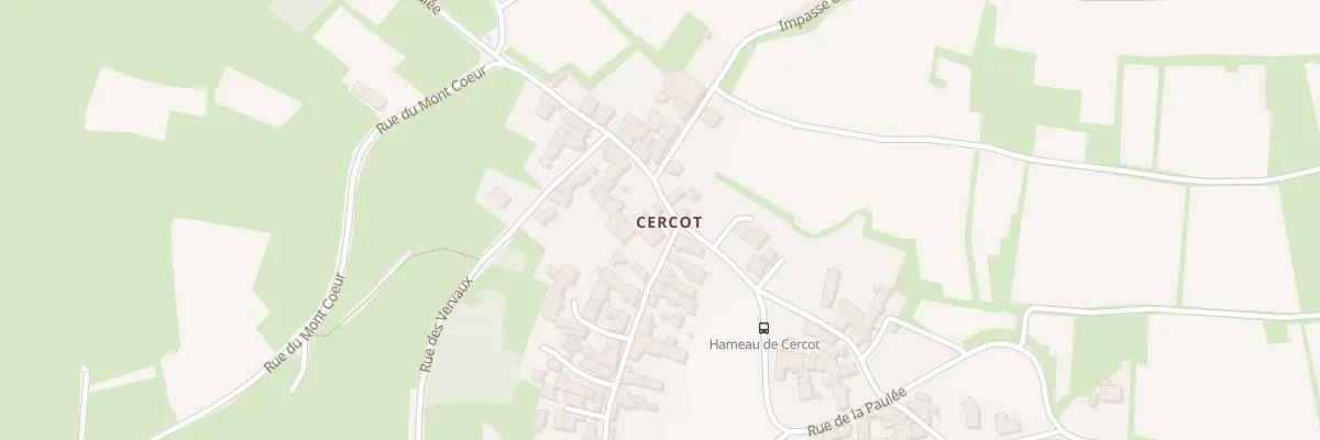 Plan du 5171 Cercot à Moroges