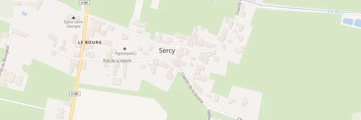 Plan du 14 Pl Jean-François Clervoy à Sercy
