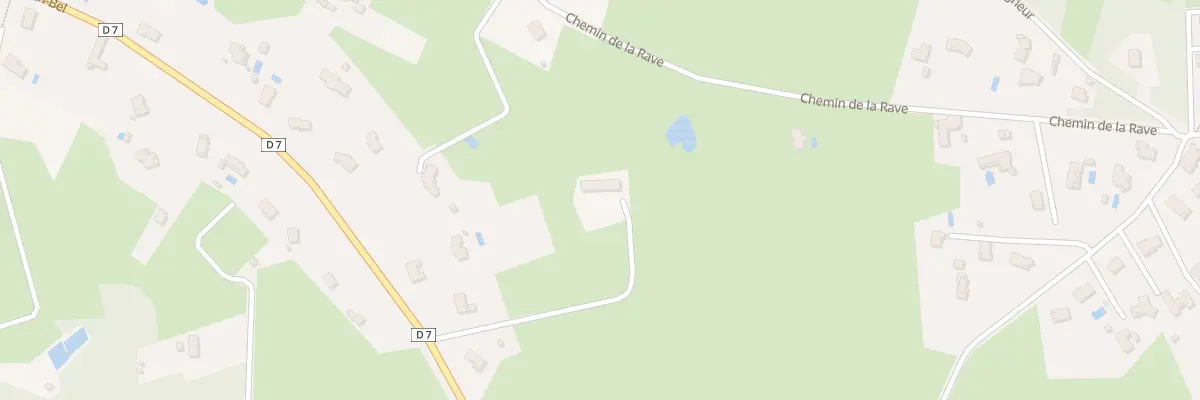 Plan du 401 Rte de Sain-Bel à Lentilly