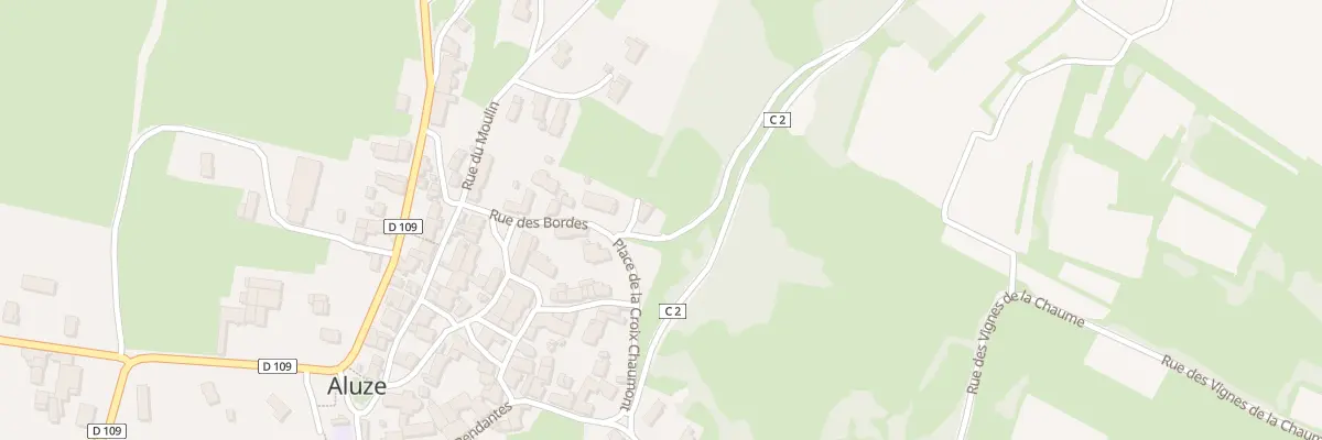 Plan du 2 Pl de la Croix Chaumont à Aluze