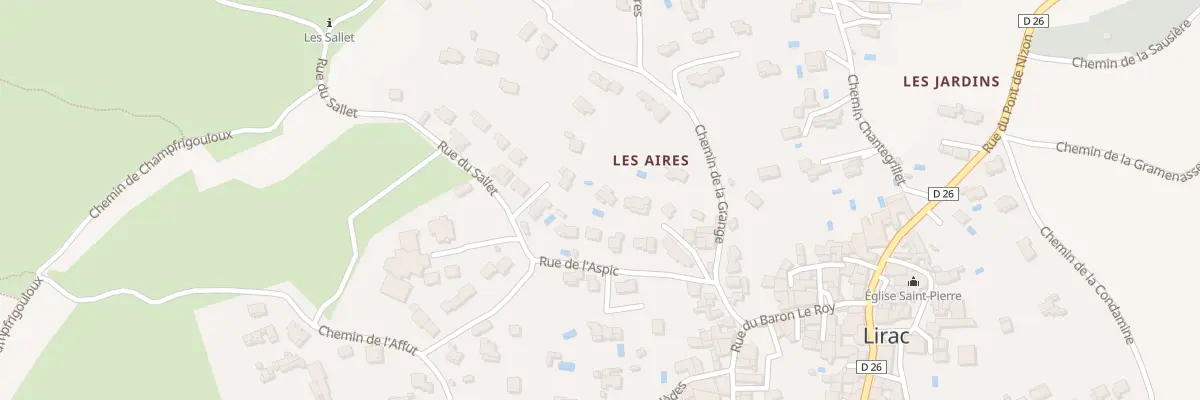 Plan du 5271 Imp des Aires à Lirac