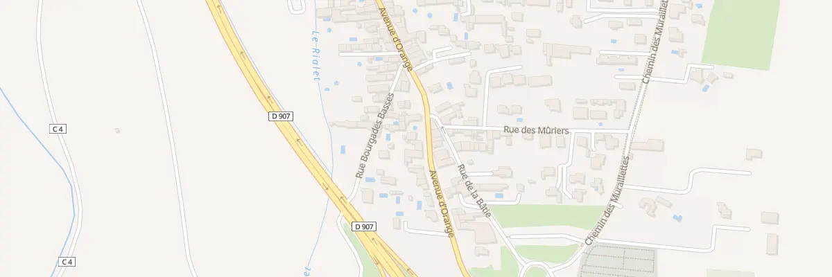 Plan du 70B Av d’Orange à Lapalud
