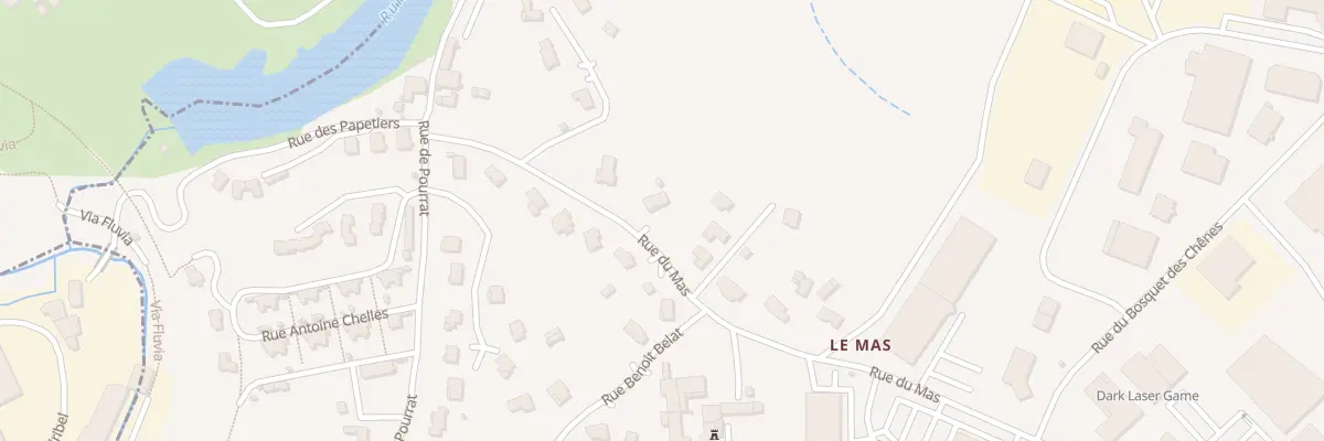 Plan du 632 Rue du Mas à Davézieux