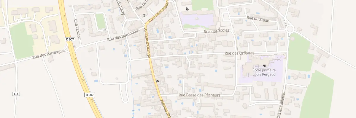 Plan du 6 Rue des Orfevres à Lapalud