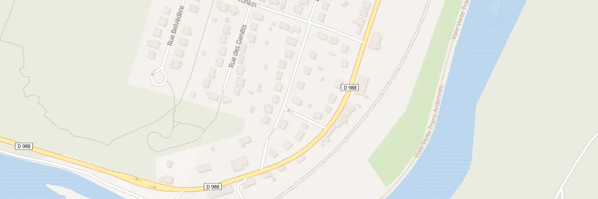 Plan du 669 Rue Jules Guesde à Fumay