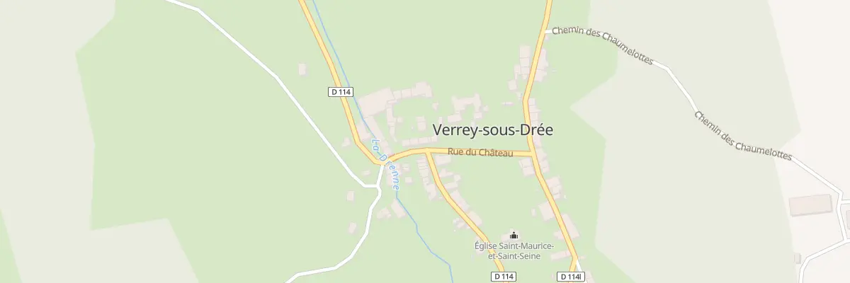 Plan du 5 Rue de la Carrière à Verrey-sous-Drée