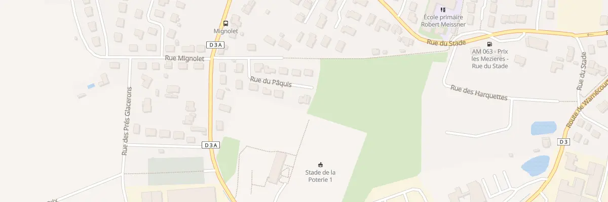 Plan du 14 Rue du Paquis à Prix-lès-Mézières