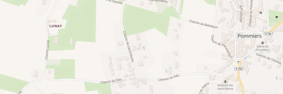 Plan du 110 Che de Saint-Martin à Pommiers