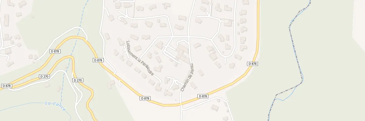 Plan du 126B Che de Pantu à Annonay