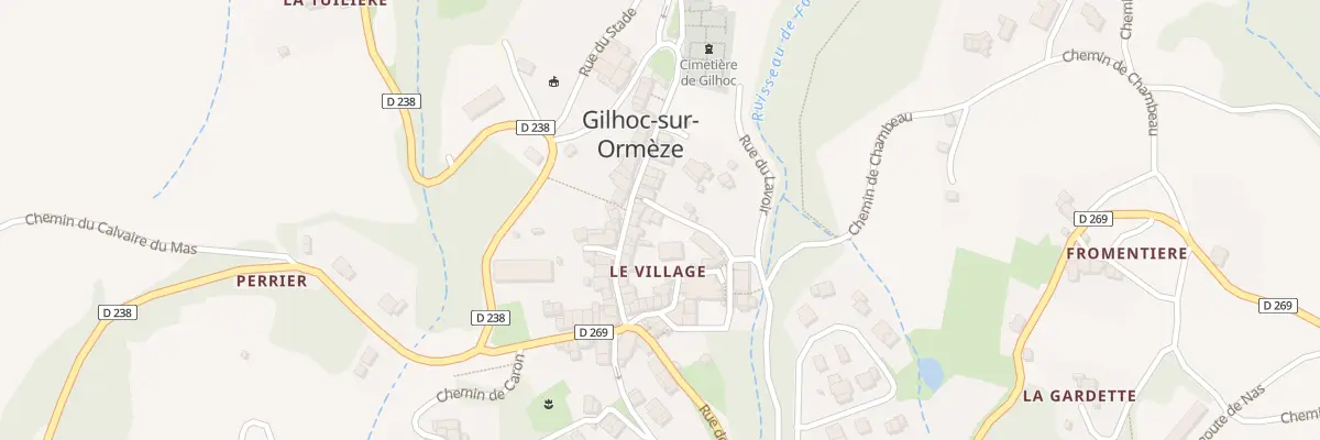Plan du 173 Rue du Ruisseau à Gilhoc-sur-Ormèze