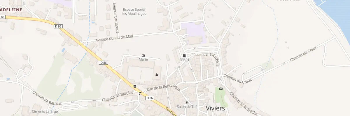 Plan du 36 Pl de la Roubine à Viviers