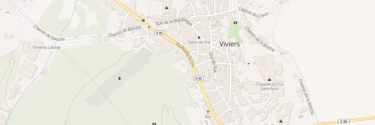 Plan du 9 Fg La Cire à Viviers