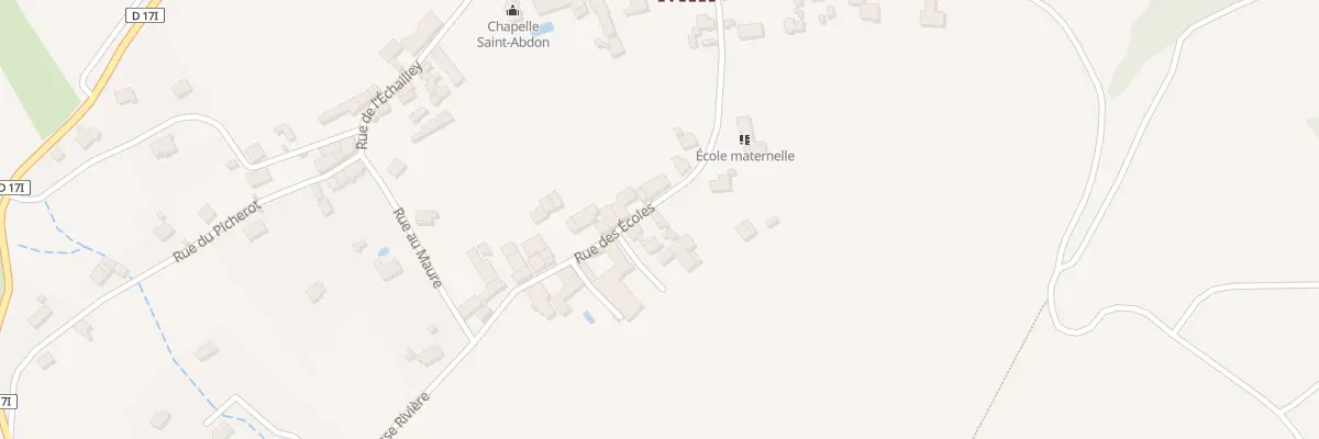 Plan du 10 Rue des Ecoles à Baubigny