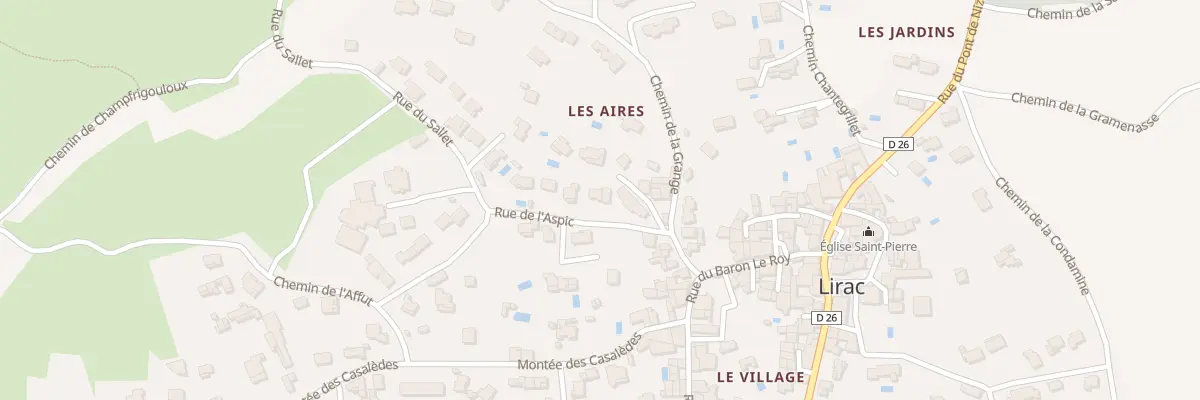 Plan du 134 Rue de l’Aspic à Lirac