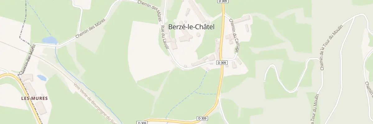 Plan du 545 Rue du Lavoir à Berzé-le-Châtel