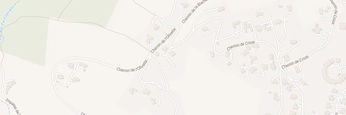 Plan du 910 Che de Croze à Rochemaure