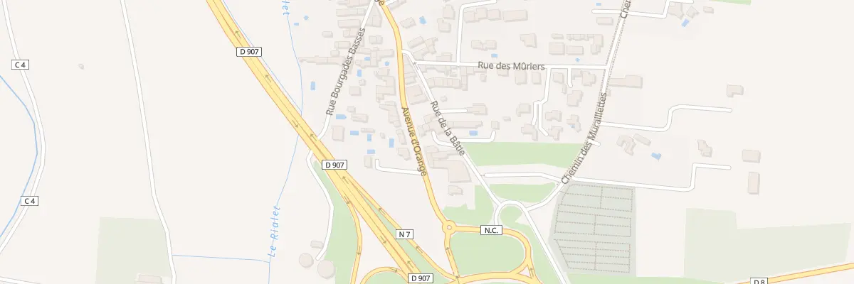 Plan du 81 Av d’Orange à Lapalud