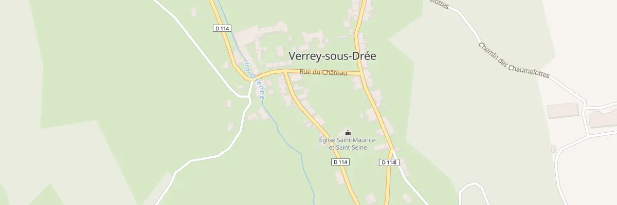 Plan du 15 Rue de la Carrière à Verrey-sous-Drée
