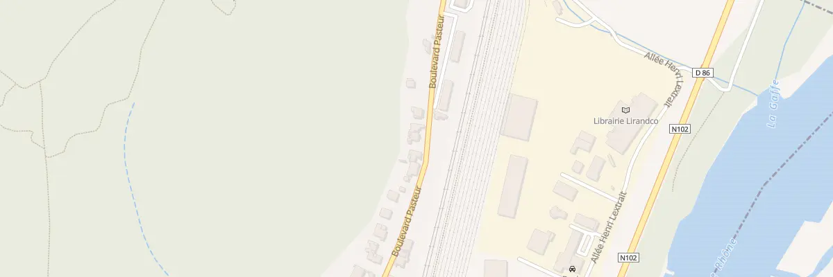 Plan du 22 Bd Pasteur au Teil