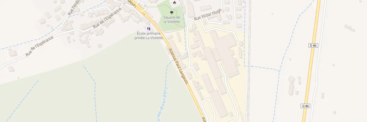 Plan du 10 Rue Victor Hugo au Teil