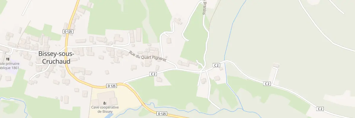 Plan du 29 Rue du Quart Pigneret à Bissey-sous-Cruchaud