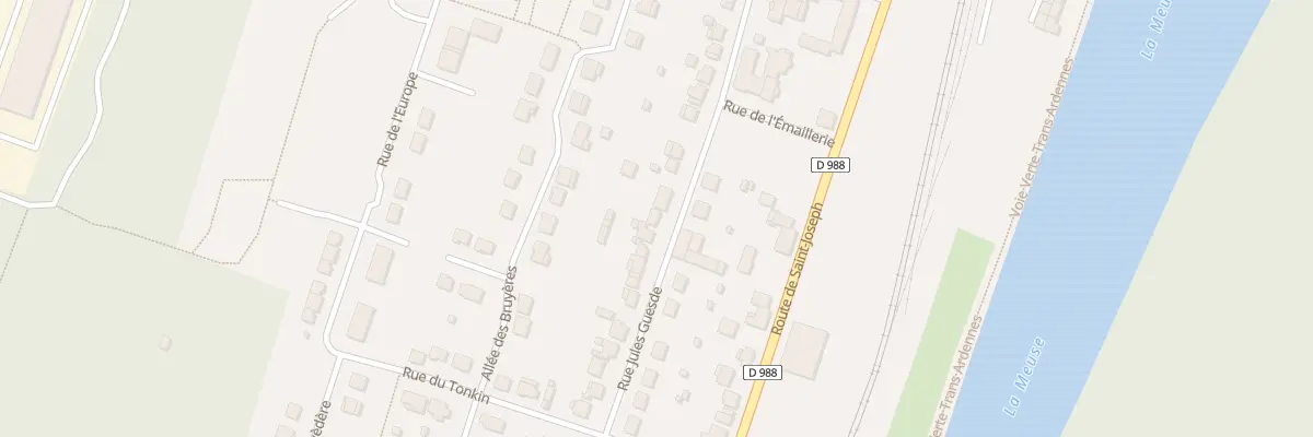 Plan du 336 Rue Jules Guesde à Fumay