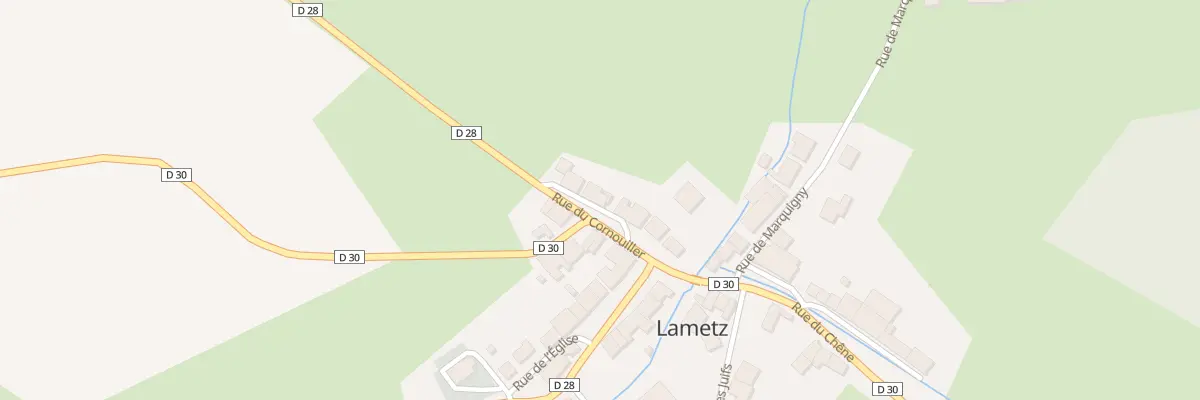Plan du 8 Rue du Cornouiller à Lametz